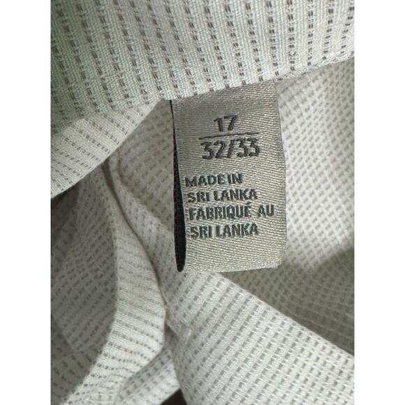 Nordstrom Rack off white woven long sleeves dress shirt size XL - Picture 4 of 12